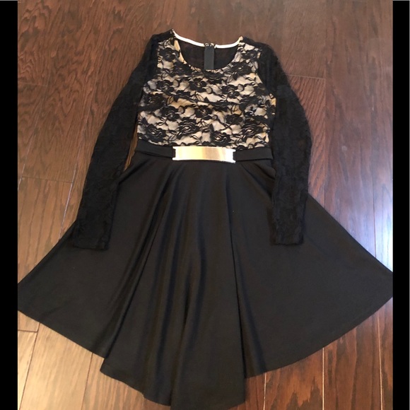 NWOT Black Upper Lace Dress - Size S - Picture 3 of 6